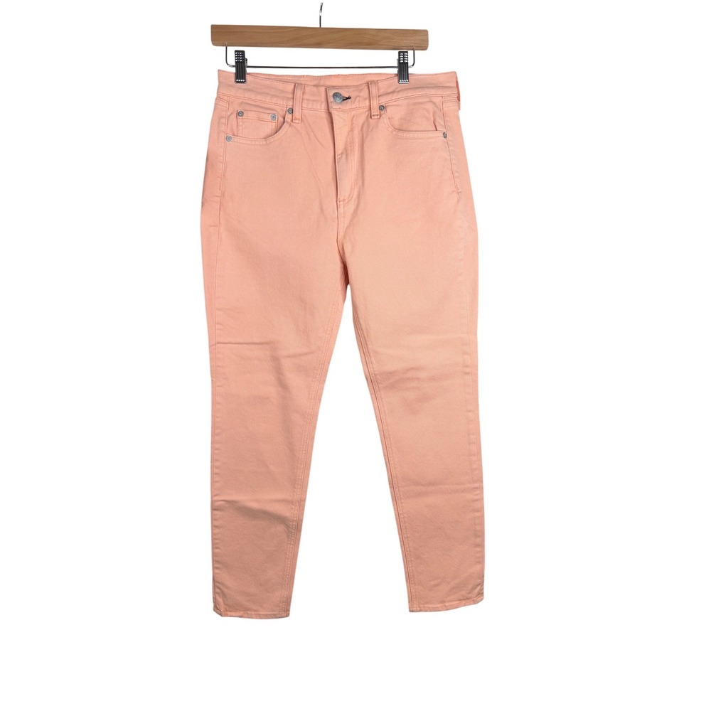 New Rag & Bone High Rise Skinny Jeans size 28 Prairie Sun Peach Orange